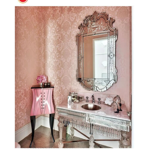 Chia Silver Leaf Venetian Mirror – Angie’s India Mirrors