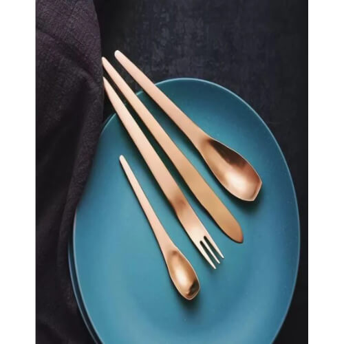 Zeo Copper Cutlery Set