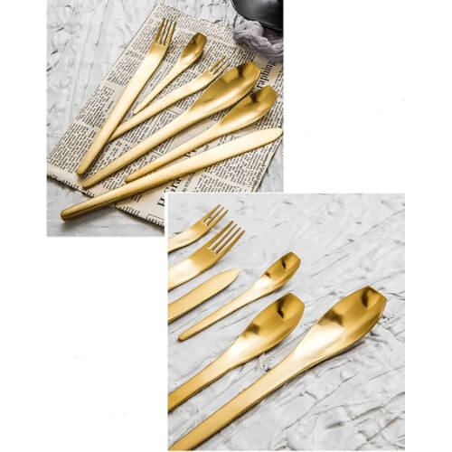 Oxakia Golden Cutlery Set