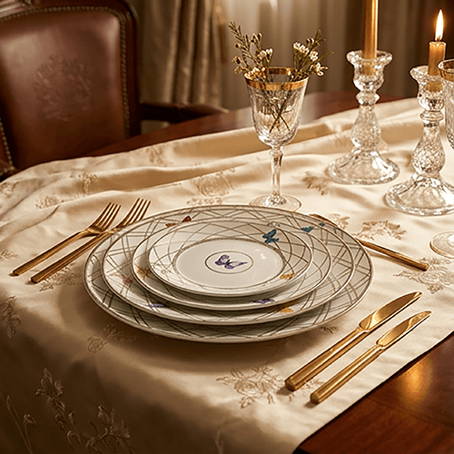 Sakura Bloom Floral Plates